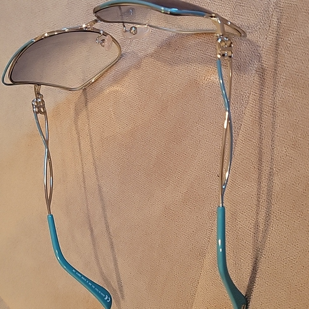NEW! Authentic Balenciaga Silver Sunglasses Designer Accessories - Picture 3 of 5